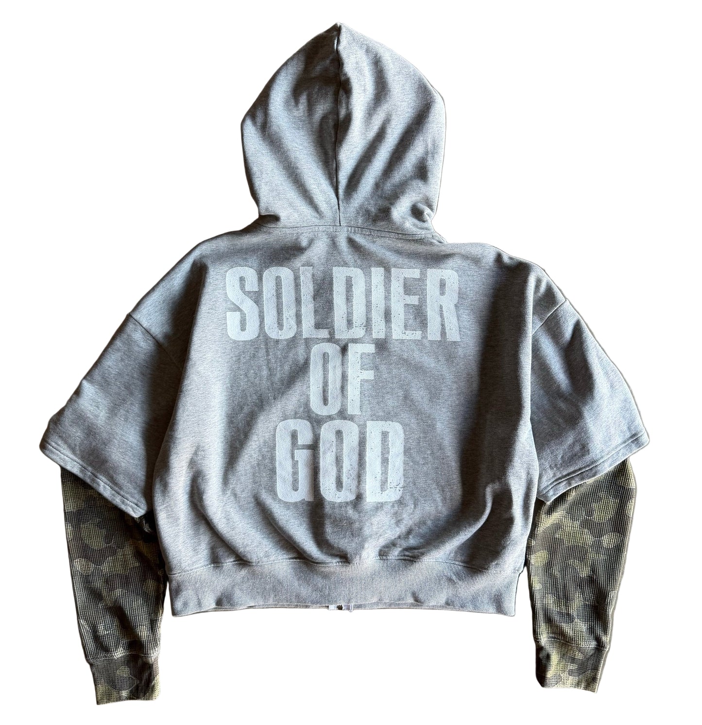 “SACRED Soldier” Thermal Sleeved Zipup