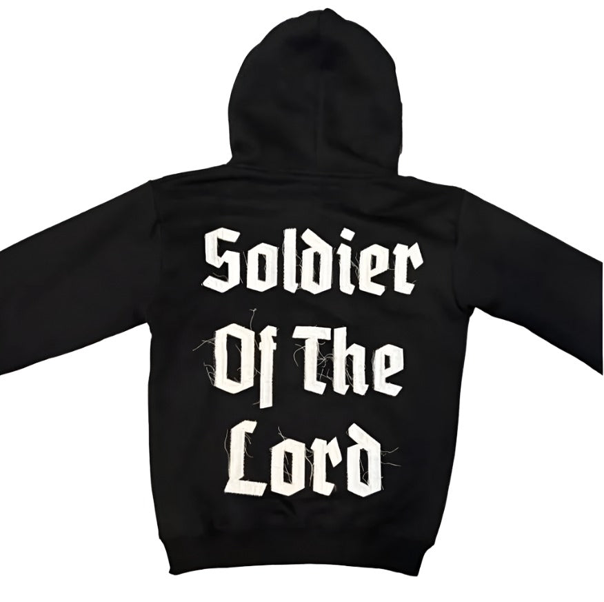 Black ¨Soldier¨ Zip Up