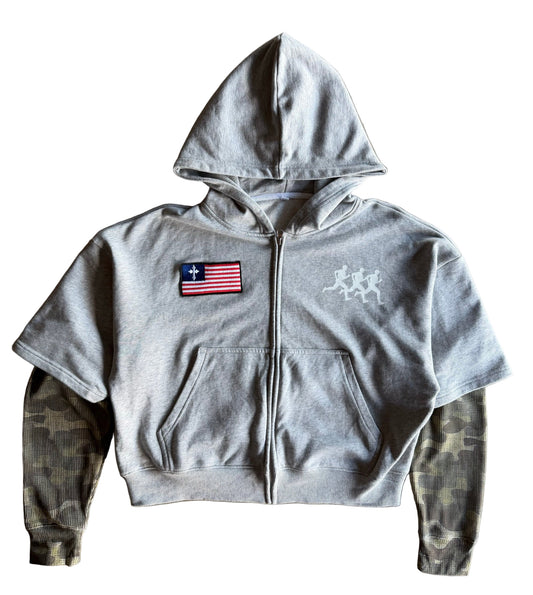 “SACRED Soldier” Thermal Sleeved Zipup